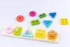 Holzpuzzle Montessori Sensorik Sortierbrett – Lernspielzeug Produktbild-Vorschau 9