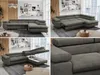 Ecksofa Sofa Grau, Wohnlandschaft L-Form mit Schlaffunktion Produktbild-Vorschau 13