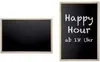Two chalkboards, one blank and one with text advertising "Happy Hour". Anteprima dell’immagine prodotto