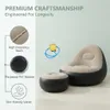 Aufblasbarer Loungesessel mit Fußhocker, schnelles Produktbild-Vorschau 2