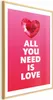 Posterpapier Poster - Spectacular Heart 21x30 cm Text Produktbild-Vorschau 1
