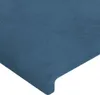 The Living Store LED Kopfteil Dunkelblau 90x5x118/128 cm Produktbild-Vorschau 5