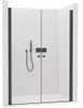 Douchedeur, 2-delig, Antelo, links/rechts - 6 mm - mat Productafbeelding-voorbeeld 1