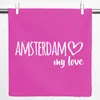 Huuraa Kissenbezug Amsterdam my love 40x40cm Fuchsia Produktbild-Vorschau 1