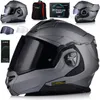 LS2 FF901 Advant X Solid, casco ribaltabile, titanio opaco, Anteprima dell’immagine prodotto 1