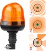69102 4031765691024 Halter Rundumleuchte schwenkbar 12V / 24V Halterung seitliche Montage DIN Buchse Blau Rundumlicht 18 LED mit ECE R65 R10 Magnet 3 Blitzmuster 12/24V Warnleuchte H1 Fuss gelb Gummifuss Produktbild-Vorschau