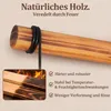 ZMH Deckenleuchte Holz Deckenlampe Flur Schwarz Küchenlampe Produktbild-Vorschau 2