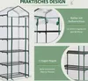 Outsunny Foliengewächshaus Mini-Gewächshaus mit 5 Regale Produktbild-Vorschau 5