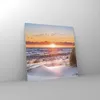 Bilder auf glas - Einteilig - Sonne Strand Vögel - 50x50cm Produktbild-Vorschau 4