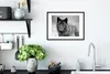 MuchoWow® MuchoWow® Gerahmtes Poster Schwarzer Wolf in Produktbild-Vorschau 4