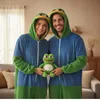 Pyjama Onesie Kigurumi Kostüm Verkleidung Pepe Frosch XL: Produktbild-Vorschau 2