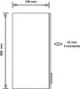 Glashängeschrank 40 cm Stilo Weiß Küchenzeile Küchenblock Produktbild-Vorschau 3