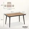 Garten Sitzgruppe für 4 Personen mit WPC Tisch, Sofa, Produktbild-Vorschau 7