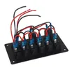 przełącznik kołyskowy LED 12V 24V 6 biegów Samochód Łódź Podgląd zdjęcia produktu 5
