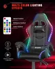 Gaming Stuhl mit LED - Gaming Chair Ergonomisch - Gamer Produktbild-Vorschau 4