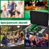 Zestaw do pokera COSTWAY 600 żetonów, etui do pokera z 6 Podgląd zdjęcia produktu 5