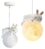 Toolight Lampa Sufitowa Wisząca Śpiący Króliczek G164-1Cp Podgląd zdjęcia produktu 1
