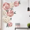 Wandtattoo Pfingstrose Rosenblüten Wandsticker Produktbild-Vorschau 2