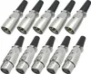 10x ARLI XLR Set – 5x Stecker + 5x Kupplung 3-polig Produktbild-Vorschau 1