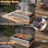 HOMAVO Tragbarer Holzkohlegrill, Camping Grill, Produktbild-Vorschau 6