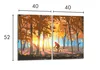 Glasschutzplatte für Herd 2x40x52 Las Produktbild-Vorschau 2