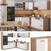Eckküche Vicco R-Line Weiß Hochglanz/Goldkraft Eiche 247 x Produktbild-Vorschau 5