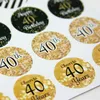 Oblique Unique 40. Geburtstag Sticker Jubiläum Deko Produktbild-Vorschau 4