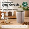 6x Vorratsdosen 1000ml stapelbar mit Deckel - BPA-frei Produktbild-Vorschau 5