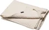 A folded cream-colored blanket. Produktbild-Vorschau