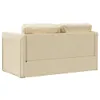 vidaXL Bodensofa mit Schlaffunktion Creme 112x174x55 cm Produktbild-Vorschau 11