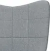 vidaXL Relaxsessel Hellgrau Stoff Produktbild-Vorschau 5