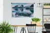 MuchoWow® Wandteppich Wandbehang Winter - See - Schnee Produktbild-Vorschau 2