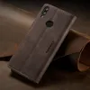 Huawei P Smart 2019 Custodia, Retro Custodia in Finto Anteprima dell’immagine prodotto 2