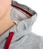 BRUBAKER Damen Sweatjacke mit Kapuze in Grau Bordeaux Gr. L Produktbild-Vorschau 2