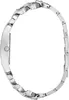 A side view of a silver Guess women's watch with a decorative bracelet. Produktbild-Vorschau