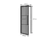 inova Loft-Glastür 834 x 1972 mm, DIN Links, 3 Felder Produktbild-Vorschau 10