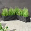 Blumenkasten für außen Pflanzen-Übertopf aus Holz mit Produktbild-Vorschau 6