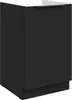 Küchen Spülenunterschrank 50 cm SIENA Schwarz Küche Produktbild-Vorschau 1