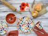 CreaTable, 20829, Folklore Bunt, Tellerset 12-tlg, Produktbild-Vorschau 4