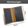 Fomax Dokumententasche für Reisepass aus echtem Leder, Produktbild-Vorschau 3