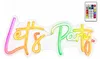 LED NEON Schild Lets Party - Leuchtschriftzug - L: 41cm - Produktbild-Vorschau 4