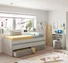 Einzelbett Dmerli, Bettrahmen für Schlafzimmer, Einzelbett Produktbild-Vorschau 2