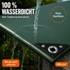 NEMAXX® Abdeckplane 450 g/m² 5×3 m Grau Alu-Ösen Produktbild-Vorschau 4