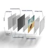 DEQORI Glasbild Echtglas 90x60 cm 'Goldene Wildnis' Produktbild-Vorschau 7
