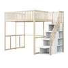 okwish Hochbett 140x200cm Jugendbett，Einzelbett mit Produktbild-Vorschau 6