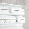 3in1 Küchenrollenhalter für Alufolie Frischhaltefolie Produktbild-Vorschau 3