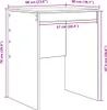 vidaXL Bureau blanc 60 x 50 x 76 cm Voir les images du produit 8