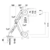 Supporto per monitor Maclean, molla a gas, 13"-27", 8 kg, Anteprima dell’immagine prodotto 9