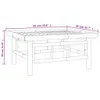 7-tlg. Garten-Lounge-Set mit Cremeweißen Kissen Bambus Produktbild-Vorschau 10