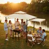 LZQ Grillpavillon mit Seitenmarkise, Doppeldach, Produktbild-Vorschau 11